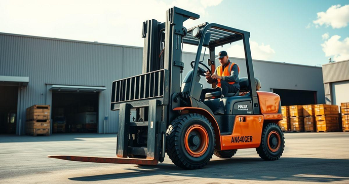 Empilhadeira Combust&atilde;o: Pot&ecirc;ncia e Versatilidade