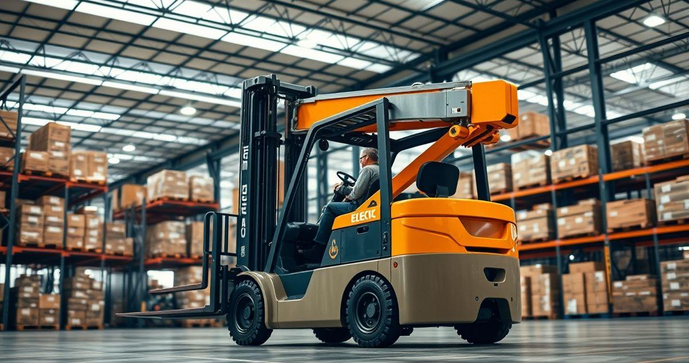 Empilhadeira El&eacute;trica Retr&aacute;til: Vantagens e Usos