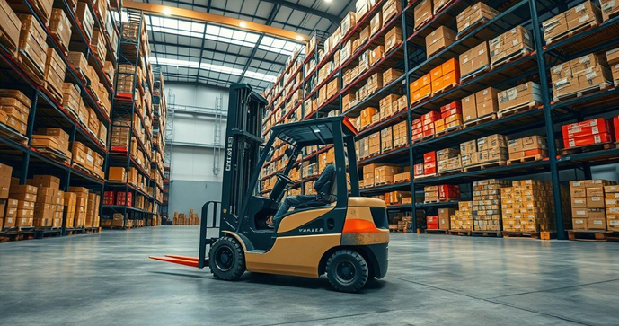 Empilhadeira Trilateral: Vantagens e Aplica&ccedil;&otilde;es no Armazenamento Eficiente