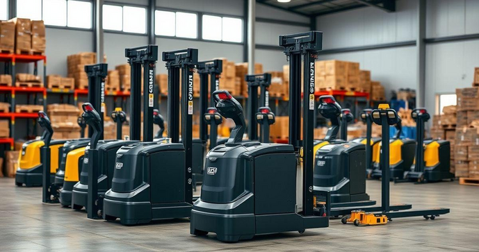 Empilhadeira manual el&eacute;trica: Como escolher a melhor para seu neg&oacute;cio