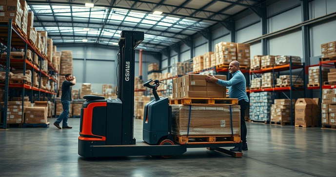 Loca&ccedil;&atilde;o de Transpaleteira El&eacute;trica para Aumentar a Produtividade